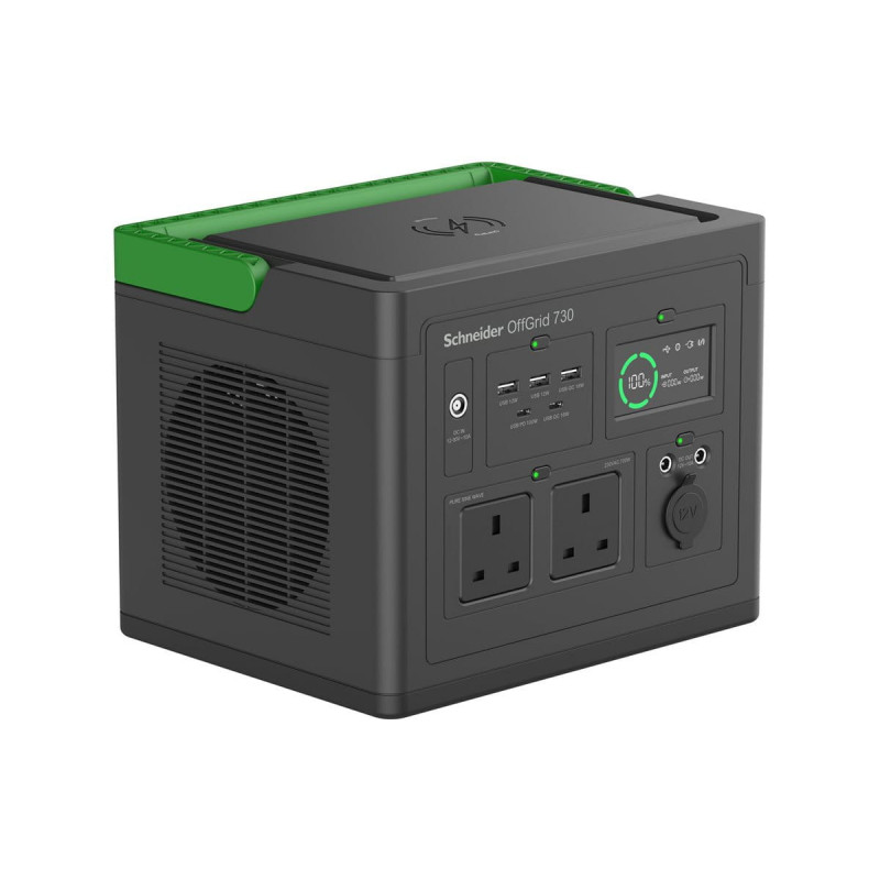 APC Schneider OffGrid 730 PPS730-UK estación de energía portátil, 738 Wh, tomas UK