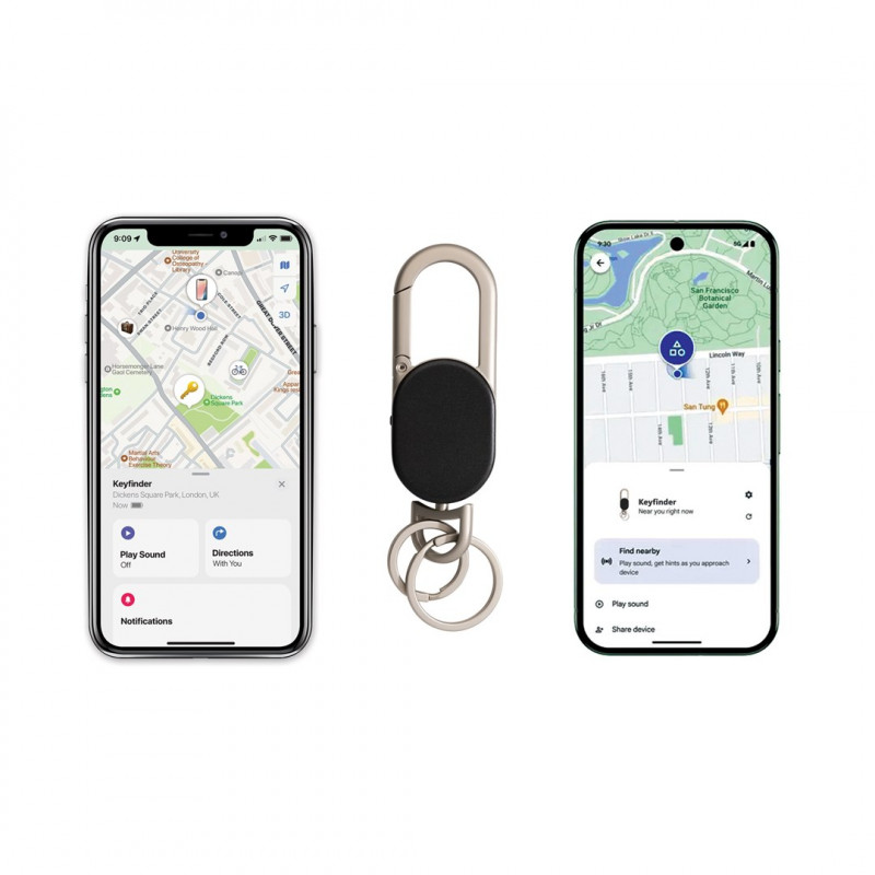 XD Design Connects Keyfinder Dual localizador de llaves, Apple y Android Find, P301.1601