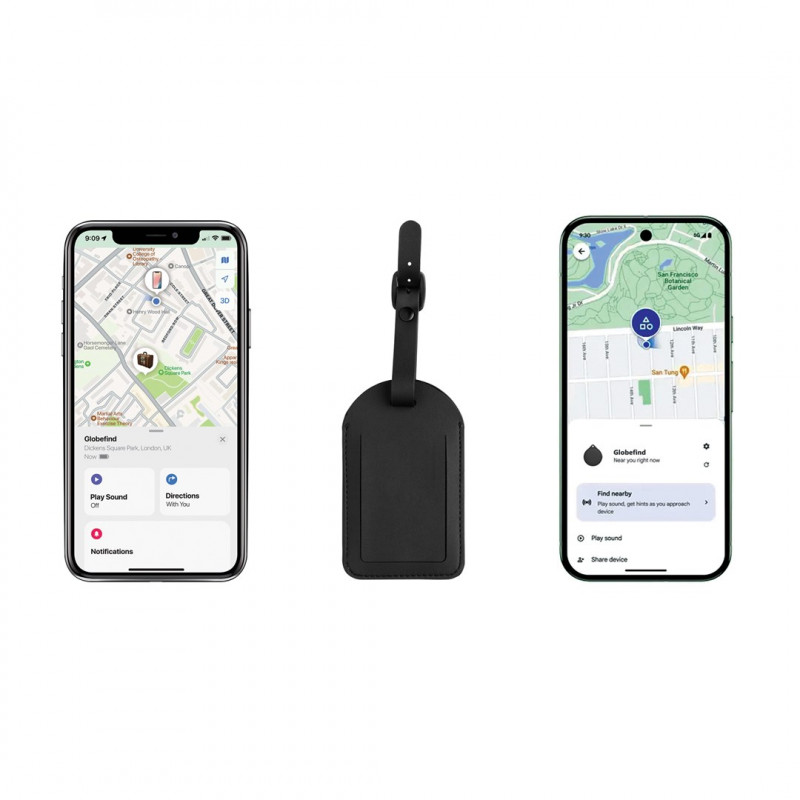 XD Design Connects Globefind Dual RCS localizador de equipaje, Apple y Android Find, P301.5701