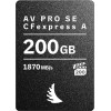 Angelbird AV Pro CFexpress A v4 SE MK3, tarjeta de memoria de 200 GB