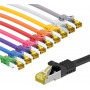 Goobay 69941 cable de conexión de red Cat.7 S/FTP PiMF, 3 m, juego de 10 colores