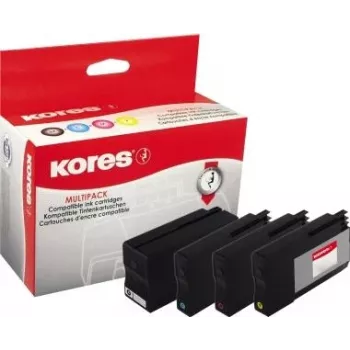 Kores G1722KIT cartuchos de tinta como sustitutos de HP 950XL/951XL, negro + cian + magenta + amarillo (4 uds.)