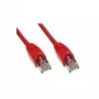 Tecline cable de red S-STP (PIMF) Cat 6, 7,5 m, rojo, con protección antidoblez especialmente delgada