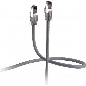 Flexline cable de conexión Cat. 6A Armored (resistente al pisado), U/FTP, muy flexible, gris, 7,5 m, FL31-59060