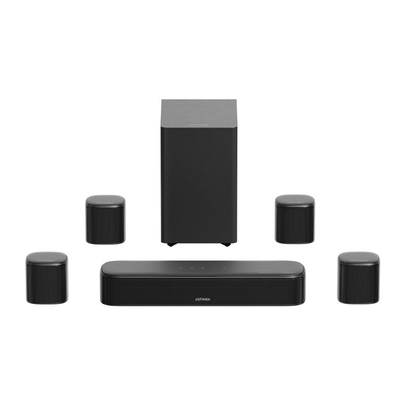 Barra de sonido Ultimea Aura S5T 7.1 Dolby Atmos con subwoofer con cable