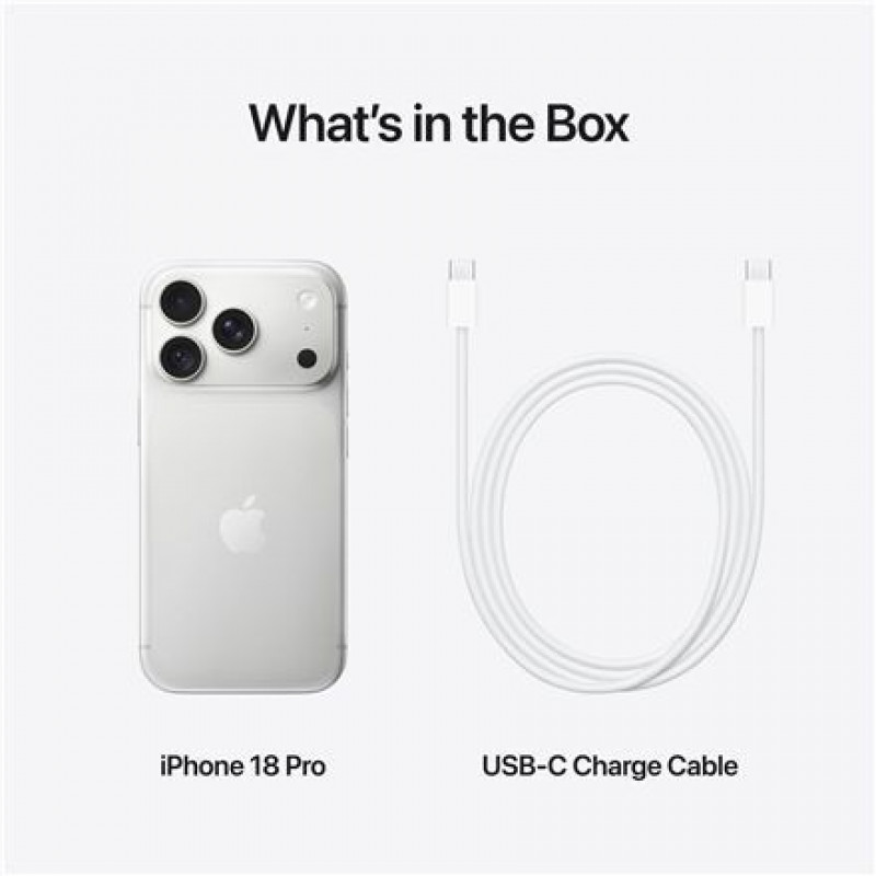 Apple iPhone 18 Pro smartphone, 256 GB, JP eSIM, plata