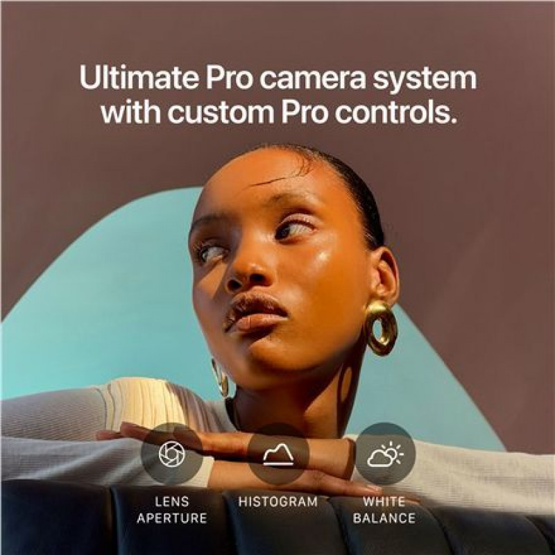 Apple iPhone 18 Pro smartphone, 256 GB, 12 GB de RAM, JP eSIM, Glacier