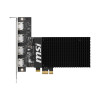 MSI GeForce GT 710 2GD3H tarjeta gráfica, 2 GB GDDR3, 64 bits, 4x HDMI