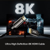 Unitek C11085GY01-50M cable HDMI óptico, 50 m, 8K @ 60 Hz