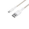 Cable WINX LINK Simple de USB a Micro USB, trenzado de nailon, 1 m, blanco