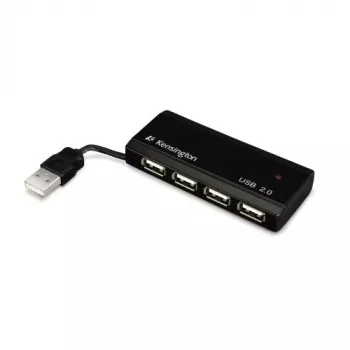 Kensington PocketHUB Mini concentrador USB 2.0, 4 puertos (33399EU)