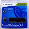 Kensington PocketHUB Mini concentrador USB 2.0, 4 puertos (33399EU)