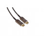 Mercodan 261515050 cable HDMI de fibra óptica, 50 m