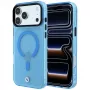 BMW Sign Frosted IML & Metal Logo MagSafe funda para iPhone 18 Pro / 17 Pro, azul