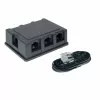 S/CONN maximum connectivity distribuidor ISDN de 6 vías, set con cable de conexión de 3,0 m, 71400-6SET