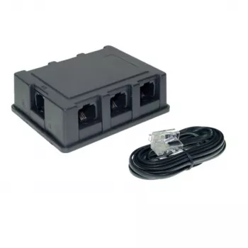 S/CONN maximum connectivity distribuidor ISDN de 6 vías, set con cable de conexión de 3,0 m, 71400-6SET