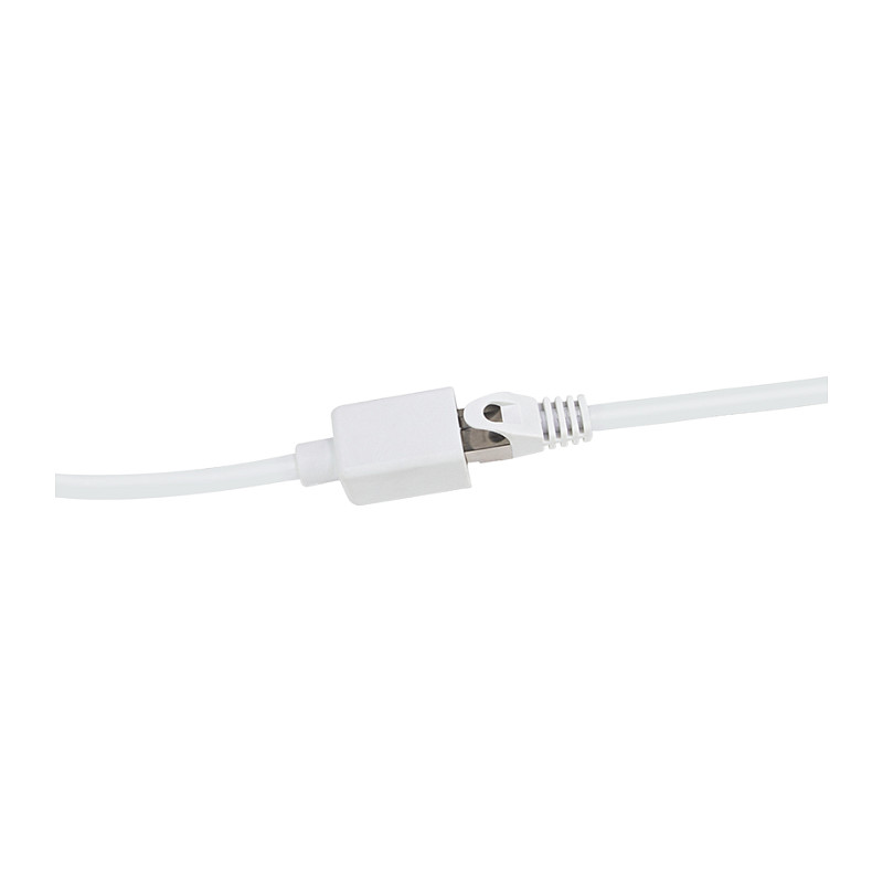 LogiLink CQX061S alargador de cable de conexión Cat.6A Premium, 3 m, blanco