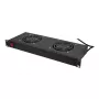 LogiLink FAU102B unidad de ventilación de 19″, 2 ventiladores, con interruptor, 1U, negra