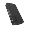 ICY BOX IB-DK2255AC estación de acoplamiento 11 en 1 para portátil, chip DL6950, 2x salida de vídeo (2x DP/HDMI 4K@60 Hz), 96 W PD al host, Gigabit LAN, host C+A 10 Gbps, negra