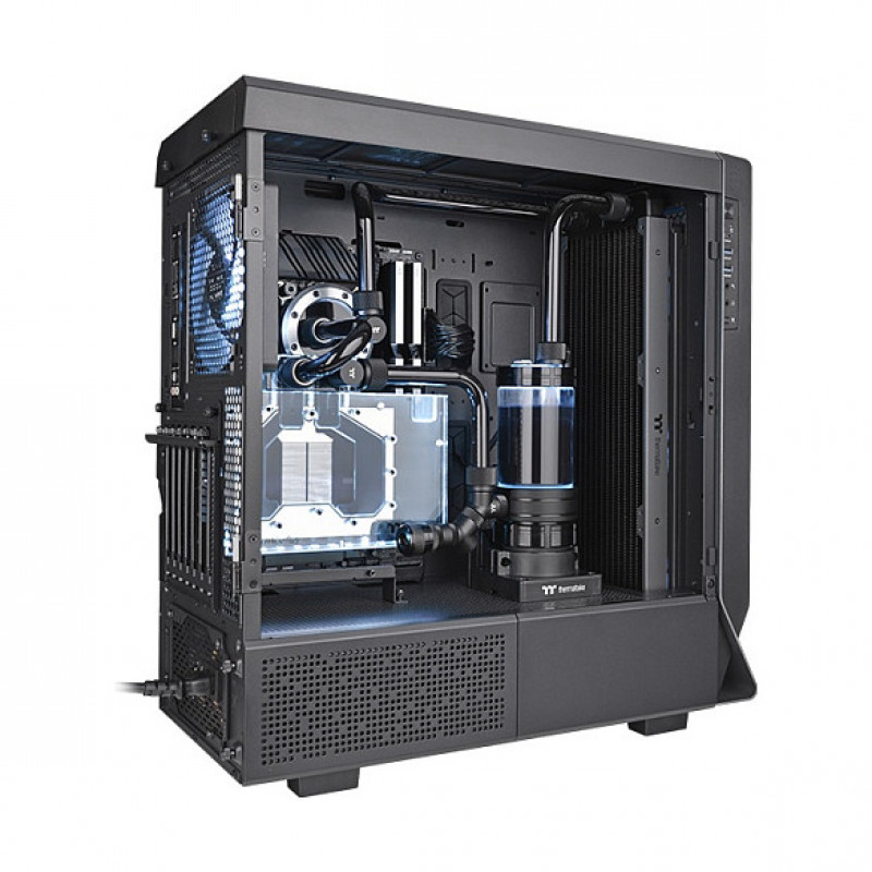 Thermaltake Pacific SR280 Slim Radiator DIY LCS radiador, negro, CL-W381-CU00BL-A