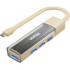 Unitek H1319ACL01 hub USB-C / USB-A bidireccional, 5 Gbps, crema