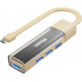 Unitek H1319ACL01 hub USB-C / USB-A bidireccional, 5 Gbps, crema