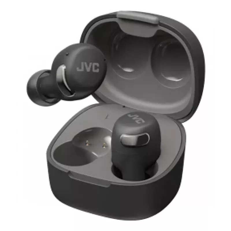 JVC HA-A30T2 auriculares True Wireless con cancelación de ruido, Multipoint, antracita