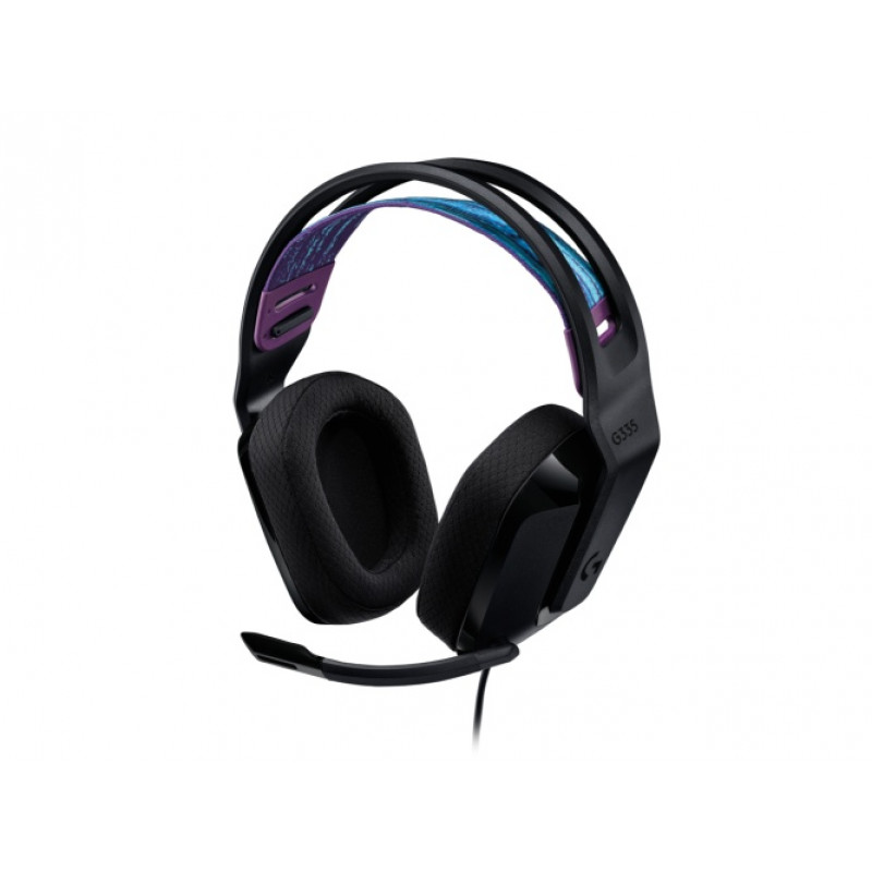 Logitech G335 auriculares gaming con cable, jack de 3,5 mm, negros