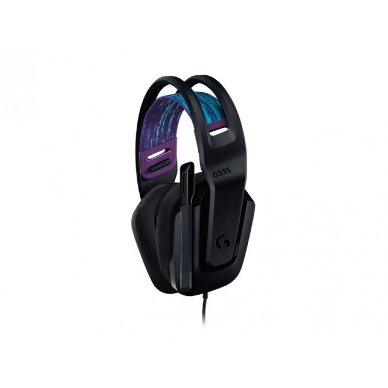 Logitech G335 auriculares gaming con cable, jack de 3,5 mm, negros