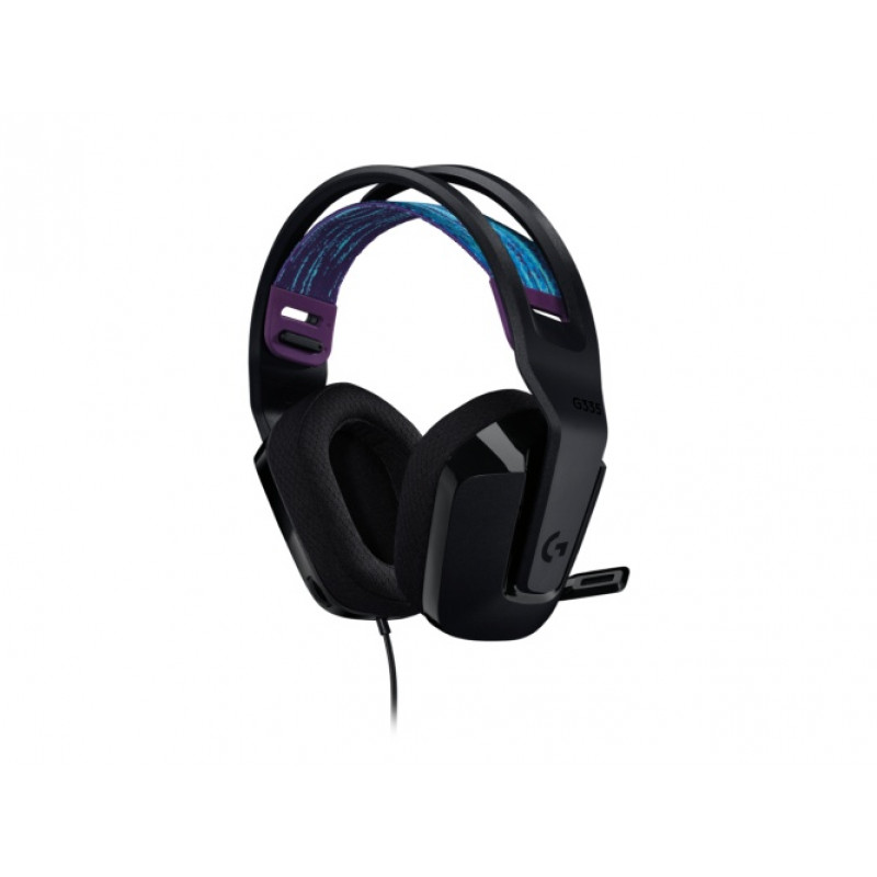 Logitech G335 auriculares gaming con cable, jack de 3,5 mm, negros