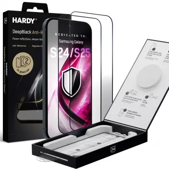3mk DeepBlack Anti-Reflective Glass protector de pantalla para Samsung Galaxy S24/S25