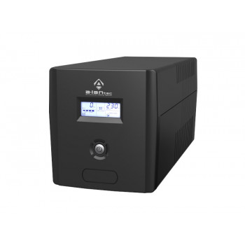 Alantec AP-BK1000-02 sistema de alimentación ininterrumpida SAI 1000VA/600W, formato torre, LCD, 4×CEE 7/3, USB, baterías VRLA 2×7Ah