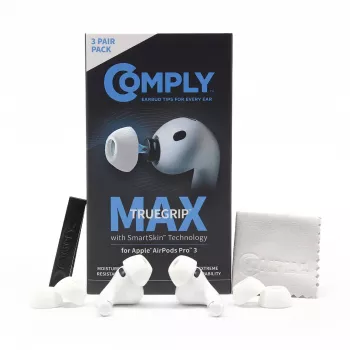 Comply MAX almohadillas para Apple AirPods Pro 3, blancas, talla L
