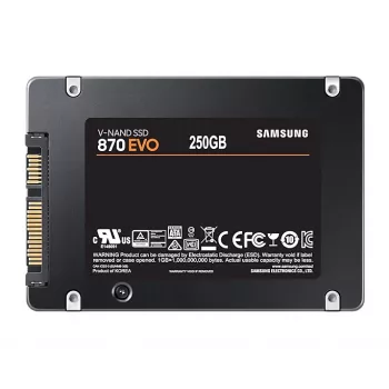 Samsung 870 EVO SSD de 250 GB, 2,5″, SATA, MZ-77E250BW