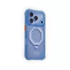 Skinarma Saturn Skin000483 funda con MagSafe y RotatingKick Stand para iPhone 18 Pro / 17 Pro, azul