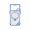 Skinarma Saturn Skin000483 funda con MagSafe y RotatingKick Stand para iPhone 18 Pro / 17 Pro, azul