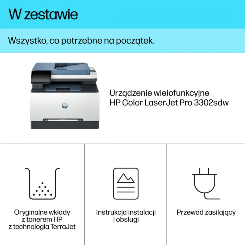 HP Color LaserJet Pro 3302sdw impresora multifunción (499Q6F)