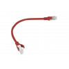 Lanberg PCU6-10CC-0025-R cable de red RJ45 Cat.6 U/UTP, 0,25 m, rojo