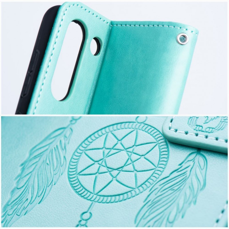 OEM funda tipo libro Mezzo Book para Samsung S20 FE / S20 FE 5G, diseño atrapasueños, verde