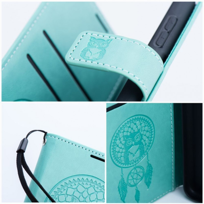 OEM funda tipo libro Mezzo Book para Samsung S20 FE / S20 FE 5G, diseño atrapasueños, verde