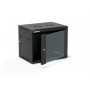 Alantec SW-9U-600-450-01-CF armario mural para servidores de 19 pulgadas 9U, 600x450, negro, montaje propio (Flat Pack)