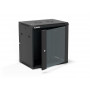 Alantec SW-12U-600-450-01-CF armario mural para servidores de 19 pulgadas 12U, 600x450, negro, montaje propio (Flat Pack)