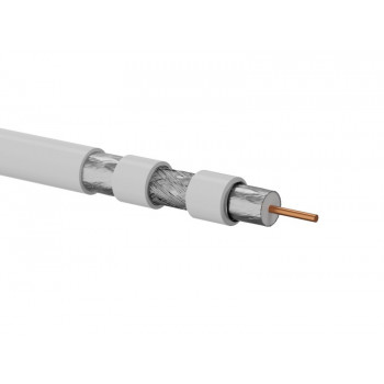 Alantec KRD113A1LS500B cable coaxial RG6, 75 Ω, triple blindaje, LSOH, B2ca, 500 m