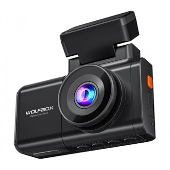 WOLFBOX X3 cámara para coche, delantera 2,5K + trasera 1080p, Wi-Fi, 64 GB