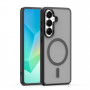 iLike Mag Matt funda para Samsung Galaxy A16 4G / A16 5G / A17 4G / A17 5G con orificio grande para la cámara, negra
