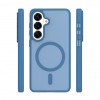 iLike Mag Matt funda para Samsung Galaxy A16 4G / A16 5G / A17 4G / A17 5G con orificio grande para la cámara, azul oscuro