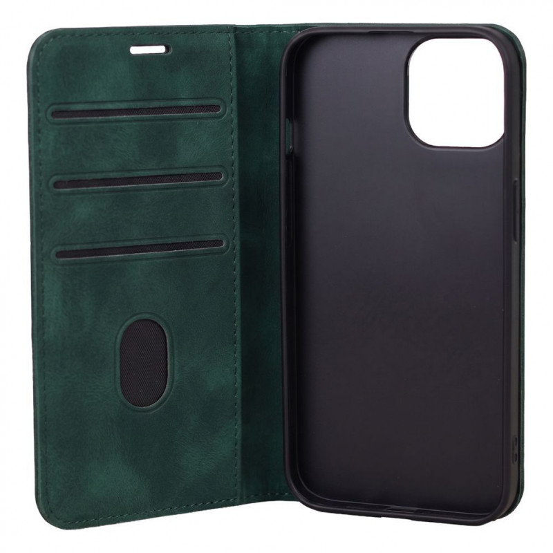 TFO Smart Suede funda para iPhone 17 Pro Max 6,9 / iPhone 18 Pro Max 6,9, verde
