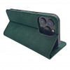 TFO Smart Suede funda para iPhone 17 Pro Max 6,9 / iPhone 18 Pro Max 6,9, verde