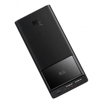 Baseus Star-Lord batería externa, 20000 mAh, 30 W, con pantalla y cable, negra