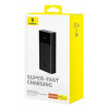 Baseus Star-Lord batería externa, 20000 mAh, 30 W, con pantalla y cable, negra